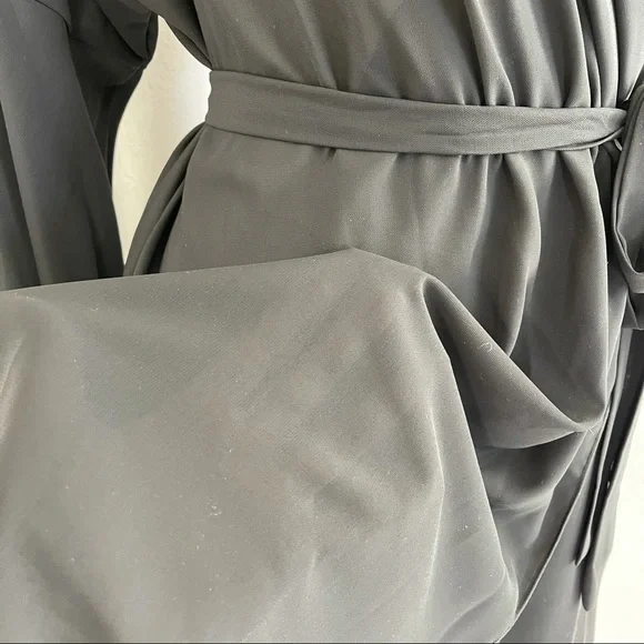 Black wrap dress Boohoo 12 black mini wrap dress - Picture 8 of 13